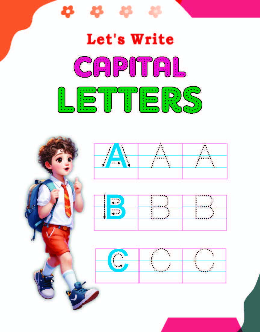 Let’s Write Capital Letters – Fun Practice Book