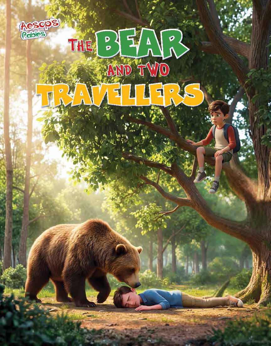 The Bear and the Two Travellers - Moral Story