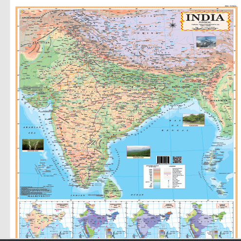 India Physical Map