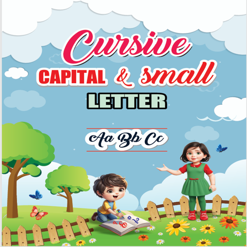 Cursive Capital & Small Letters Practice Book