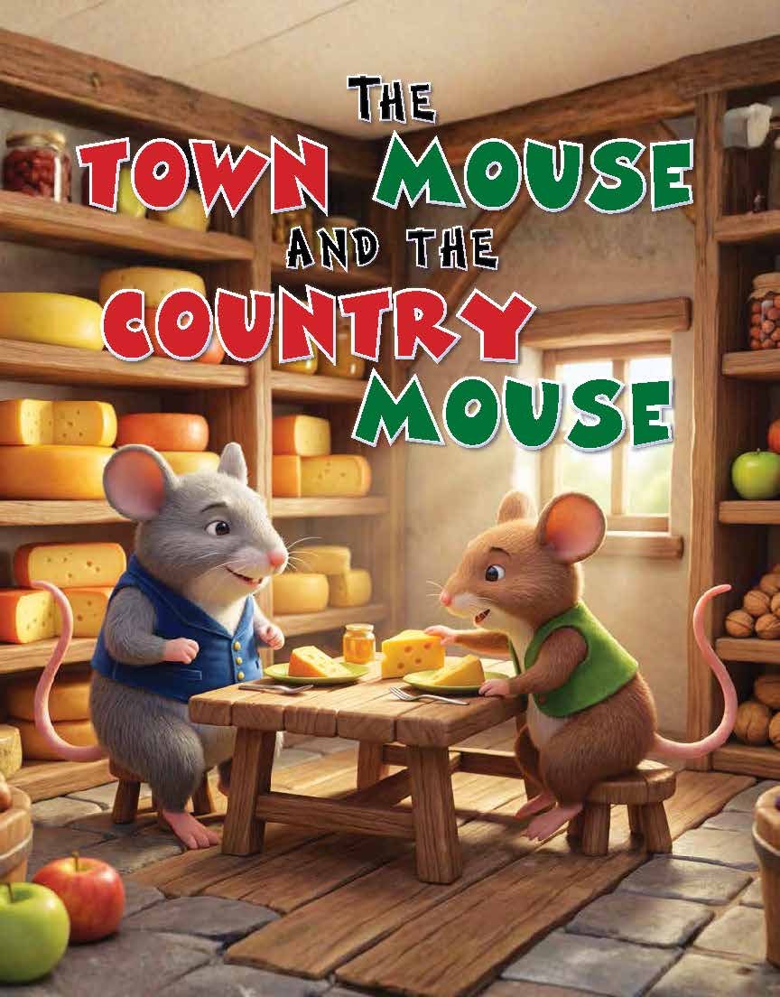 The Town Mouse and The Country Mouse - Moral Story