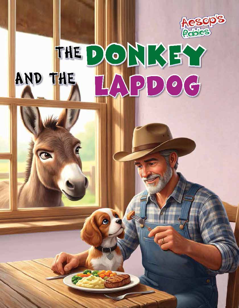 The Donkey and the Lapdog - Moral Story