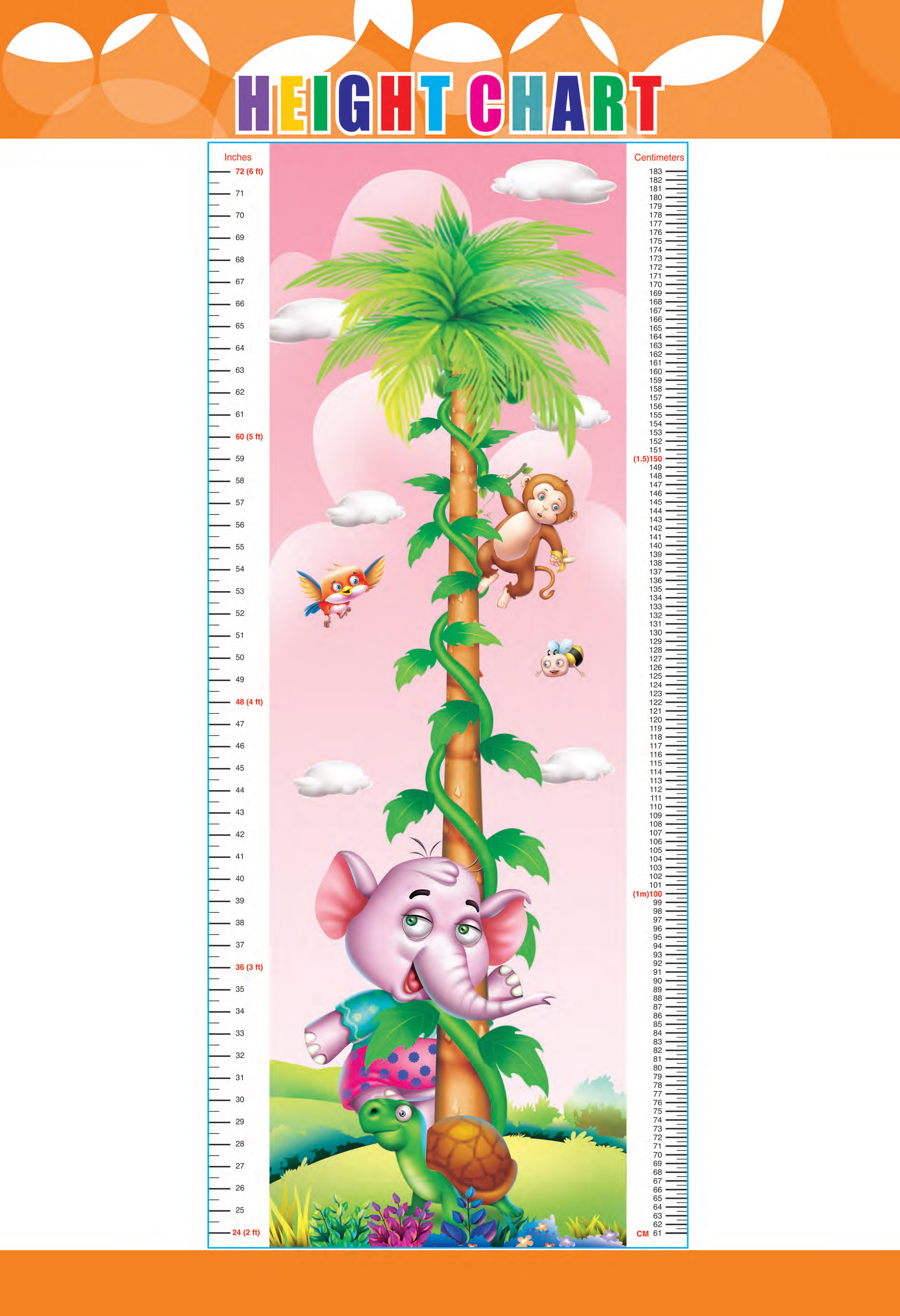Nature Friends Growth Height Chart