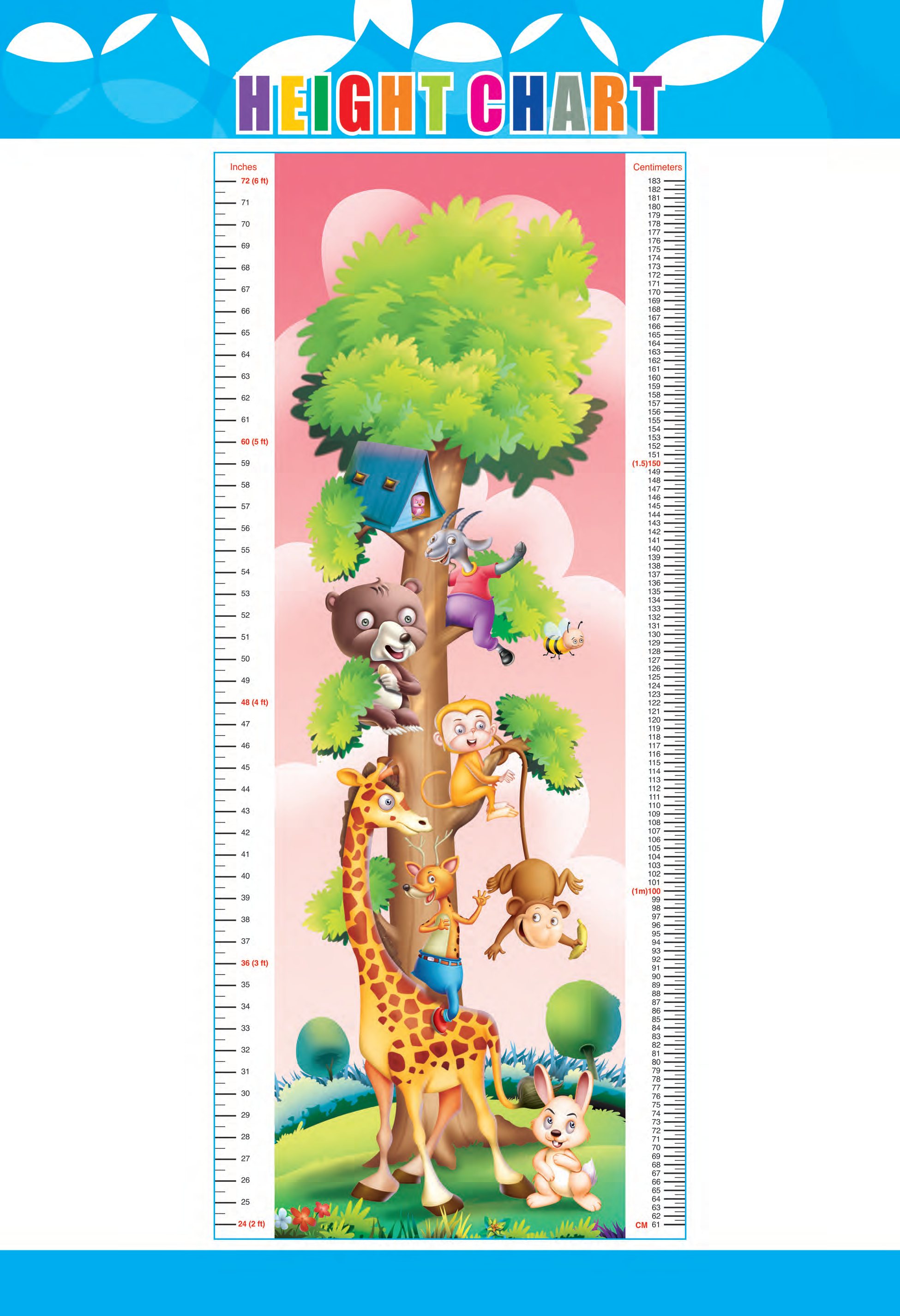 Jungle Adventure Height Chart