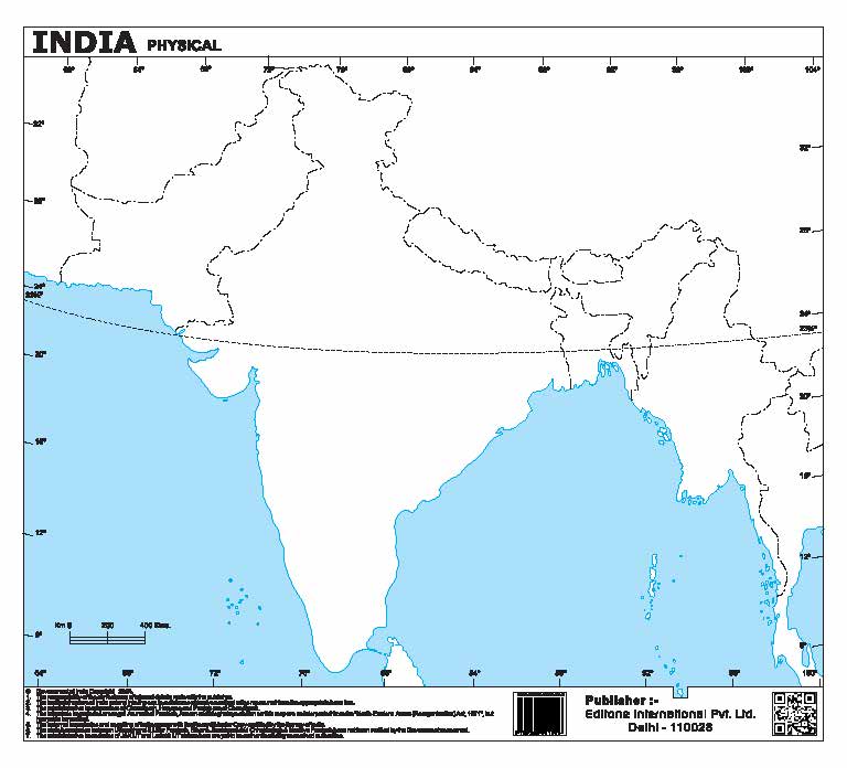 India Physical Map