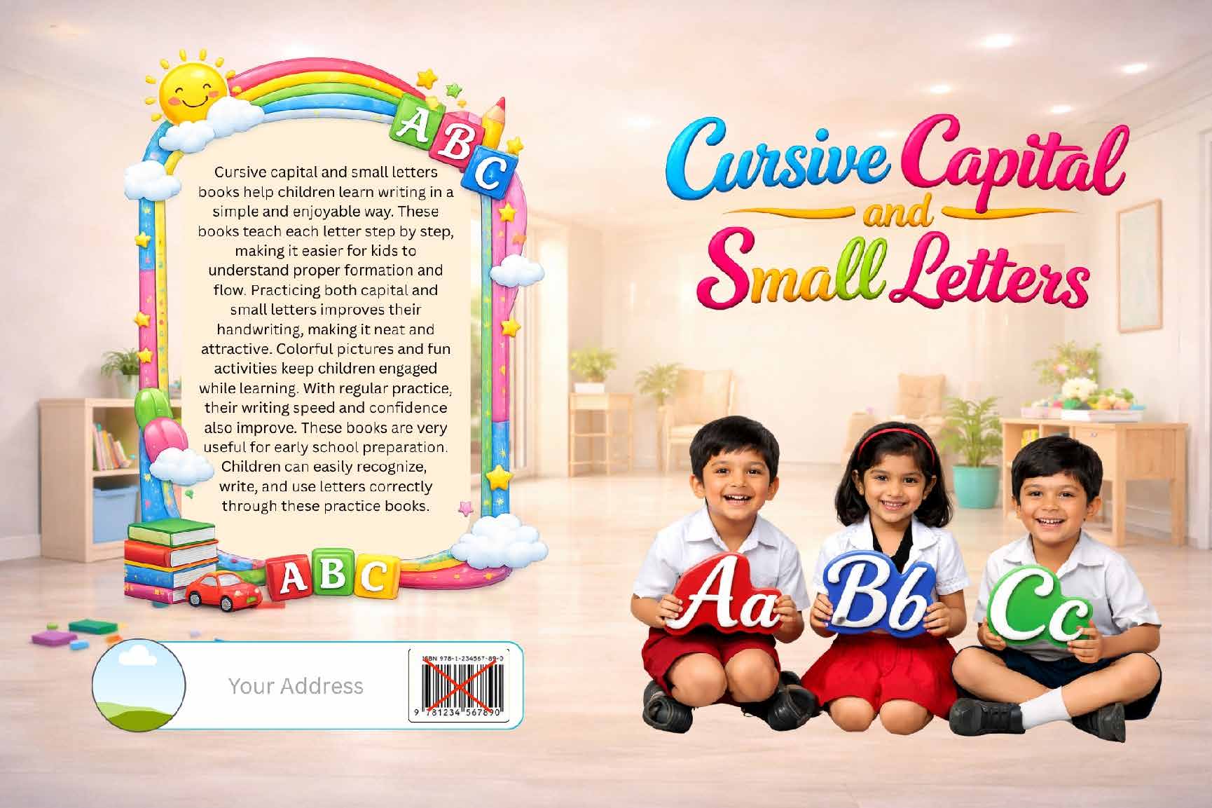 Cursive Capital and Small Letters Book