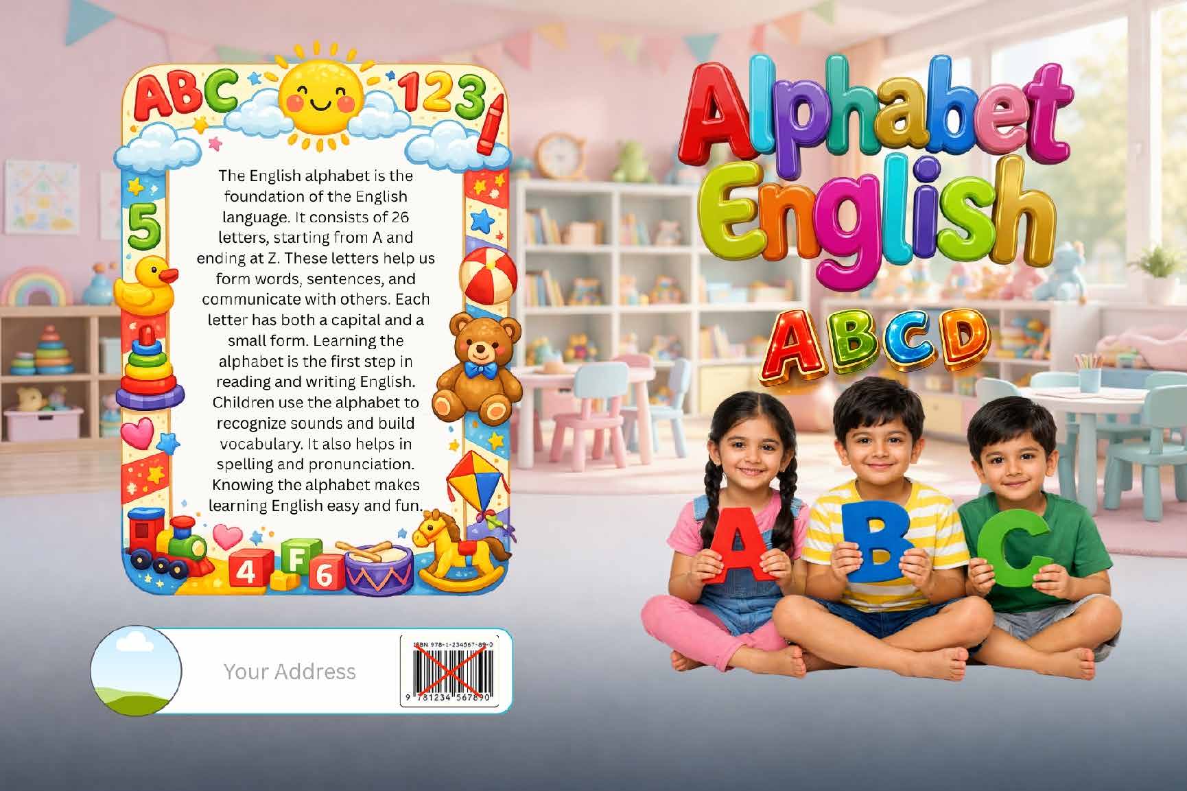 Alphabet English ABCD Book