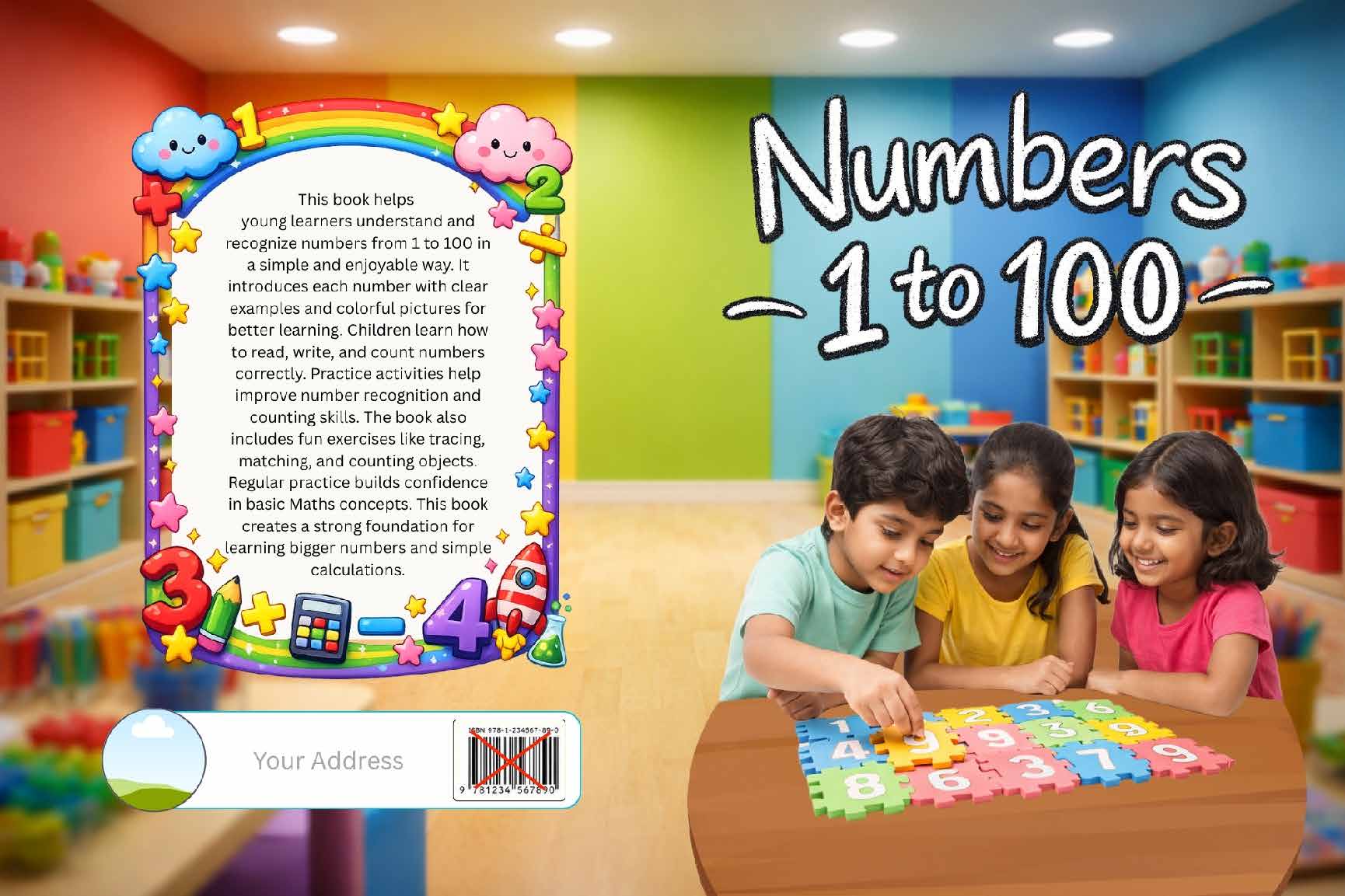 Numbers 1 to 100 Learning Book