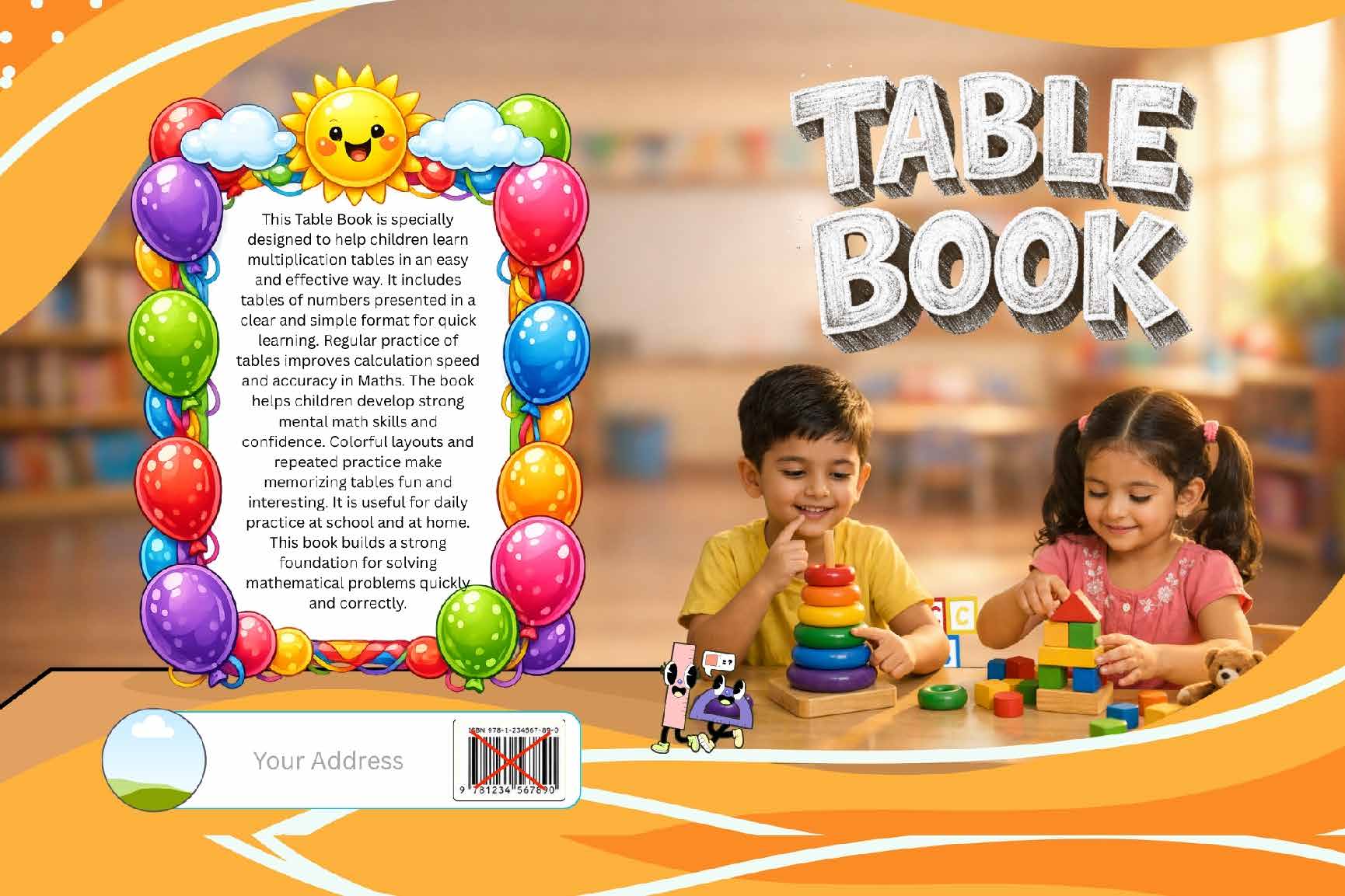 Fun Table Book for Kids