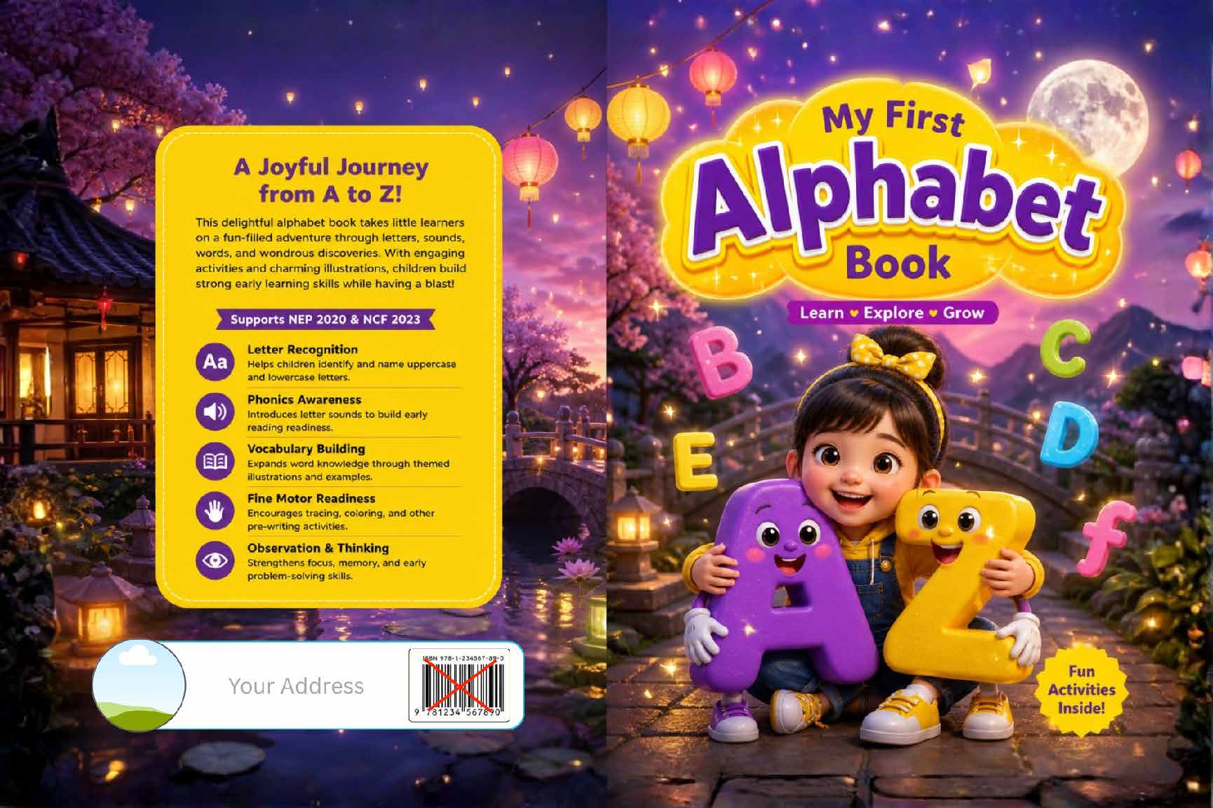 My First Alphabet Book – Learn, Explore & Grow