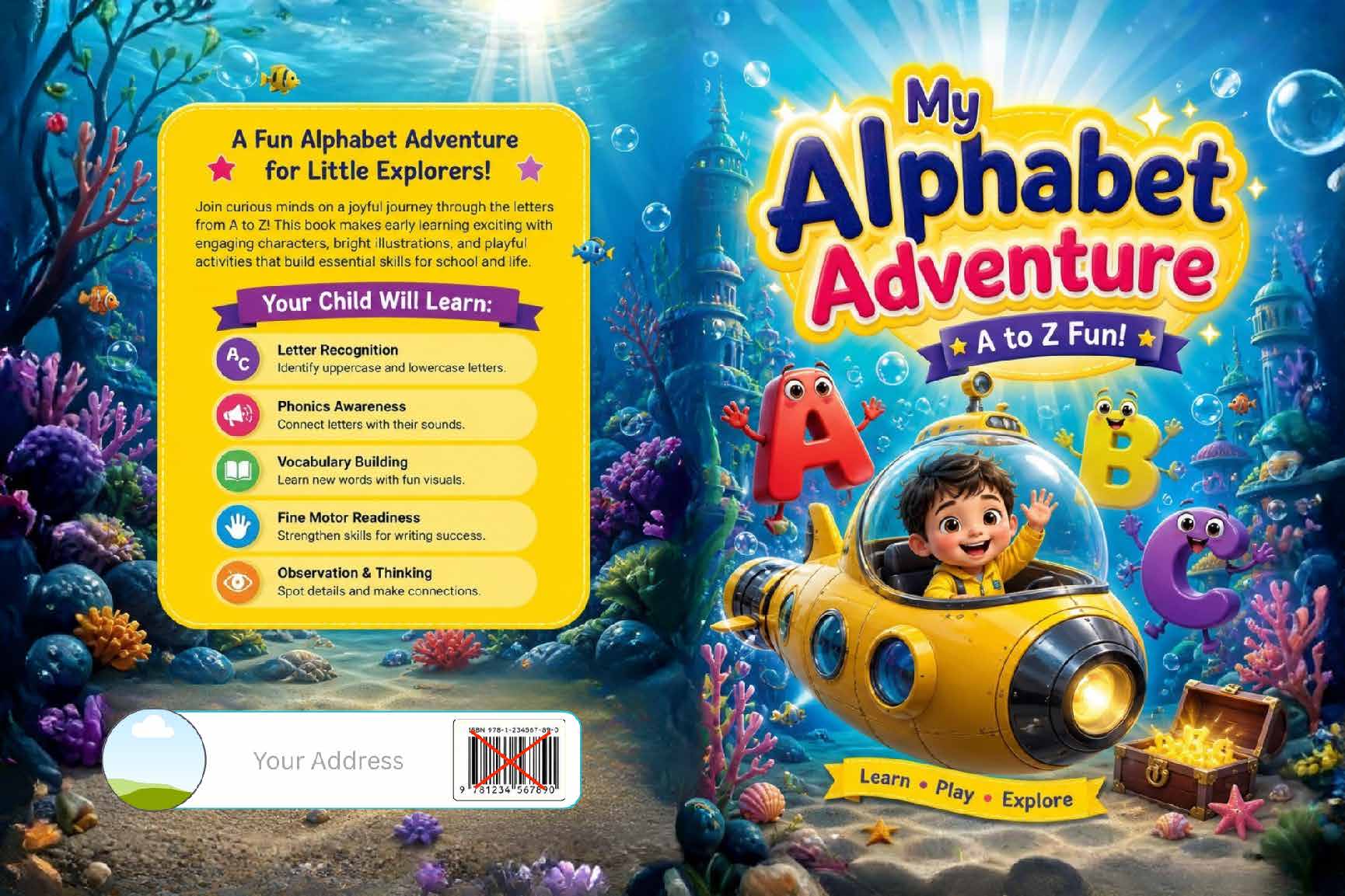 My Alphabet Adventure – A to Z Fun!