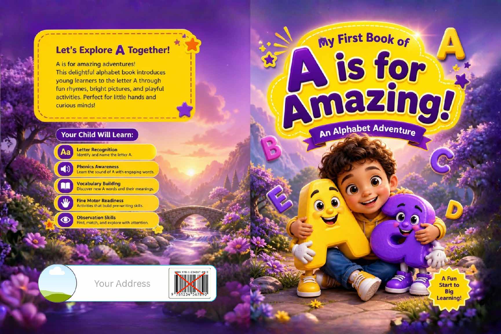 My First Book of A is for Amazing!