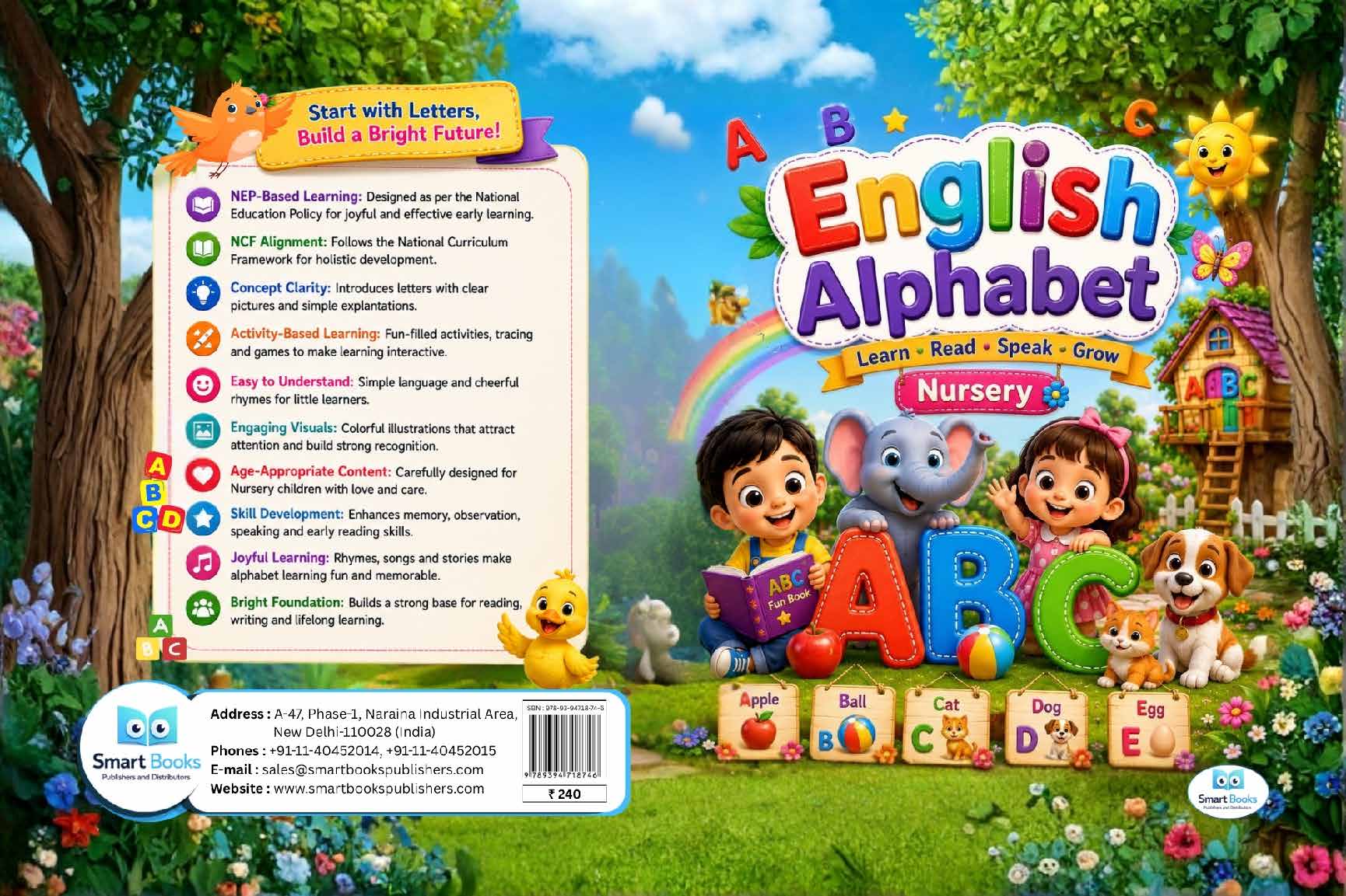 English Alphabet – Learn • Read • Speak • Grow
