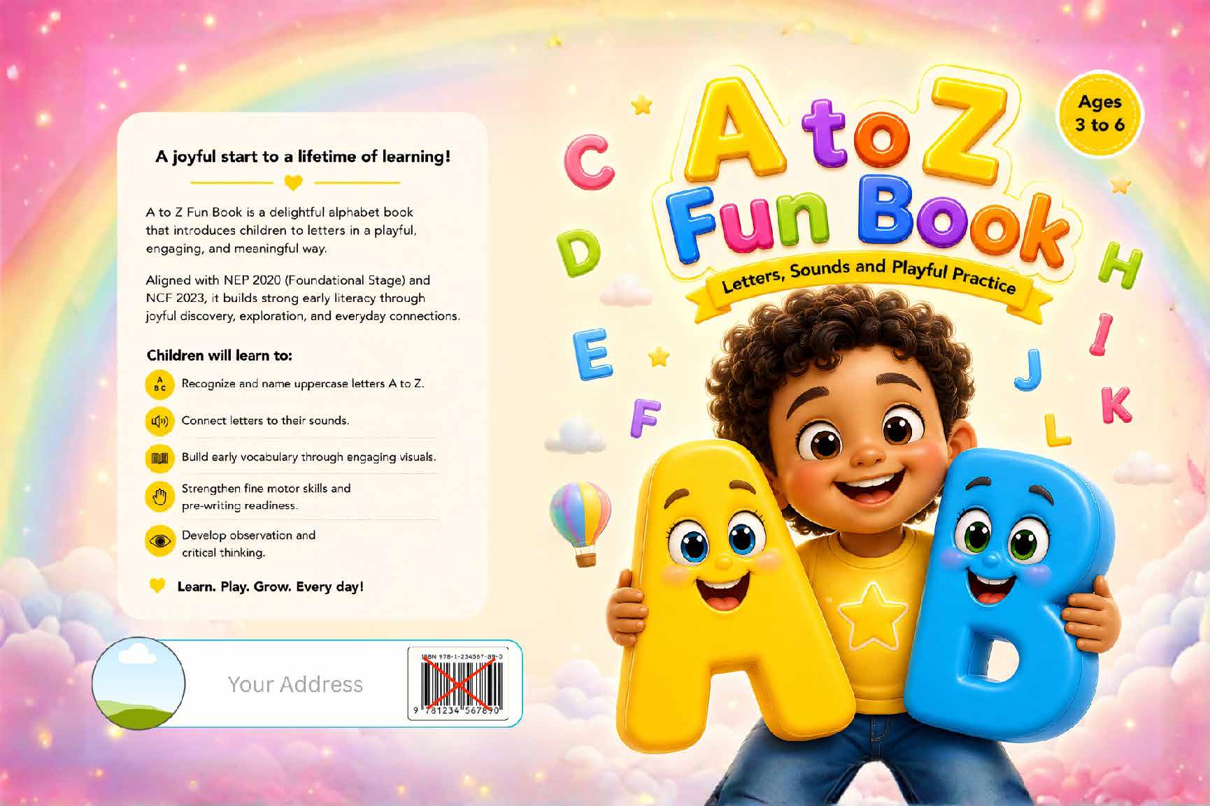 A to Z Fun Book: Letters, Sounds and Playful Practice