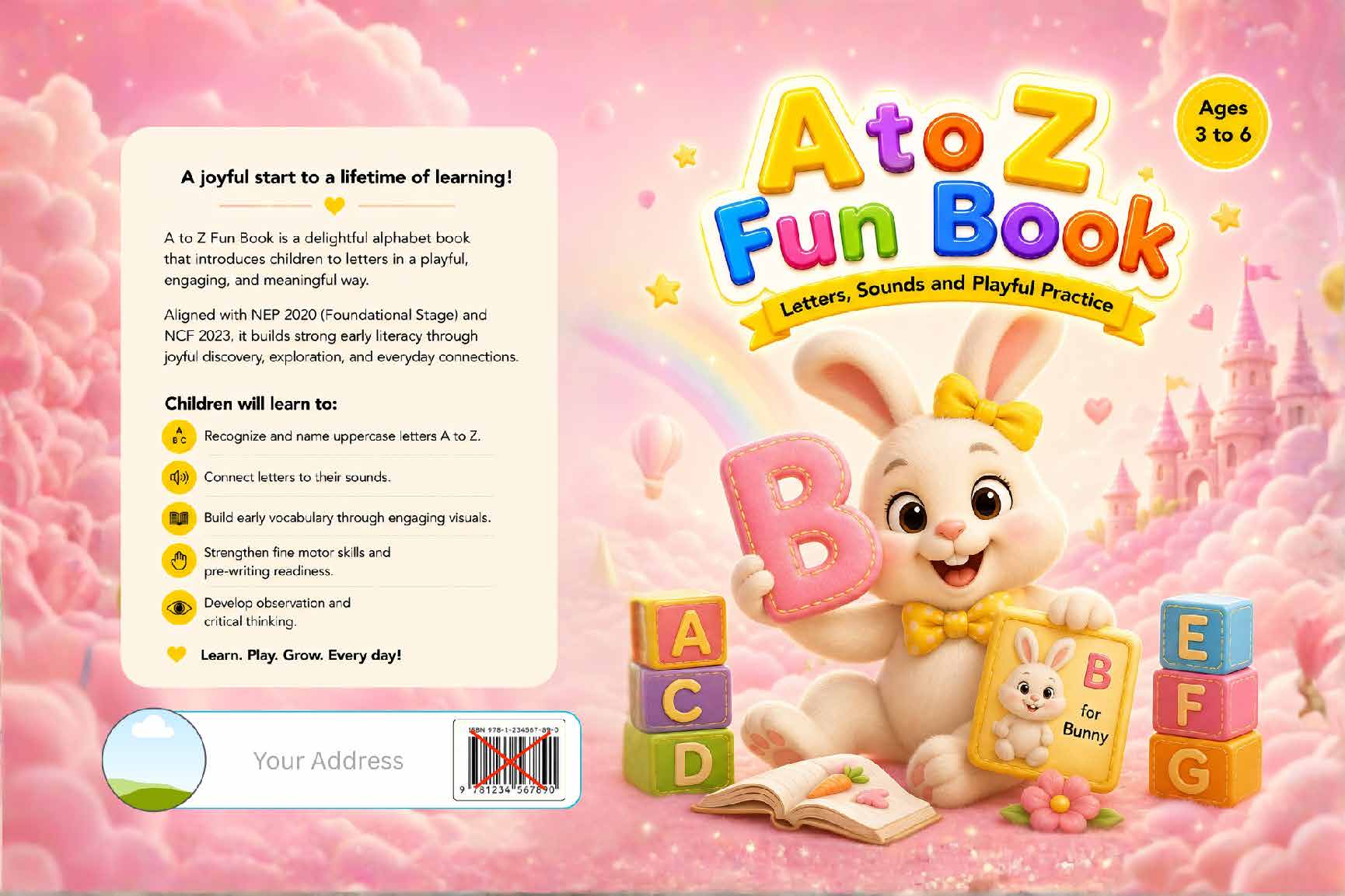 A to Z Fun Book: Letters, Sounds and Playful Practice
