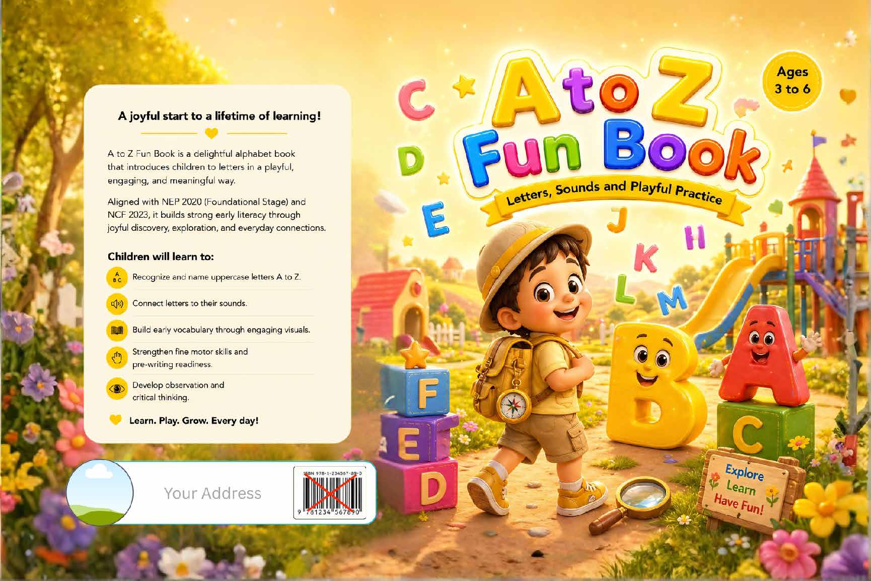 A to Z Fun Book: Letters, Sounds and Playful Practice