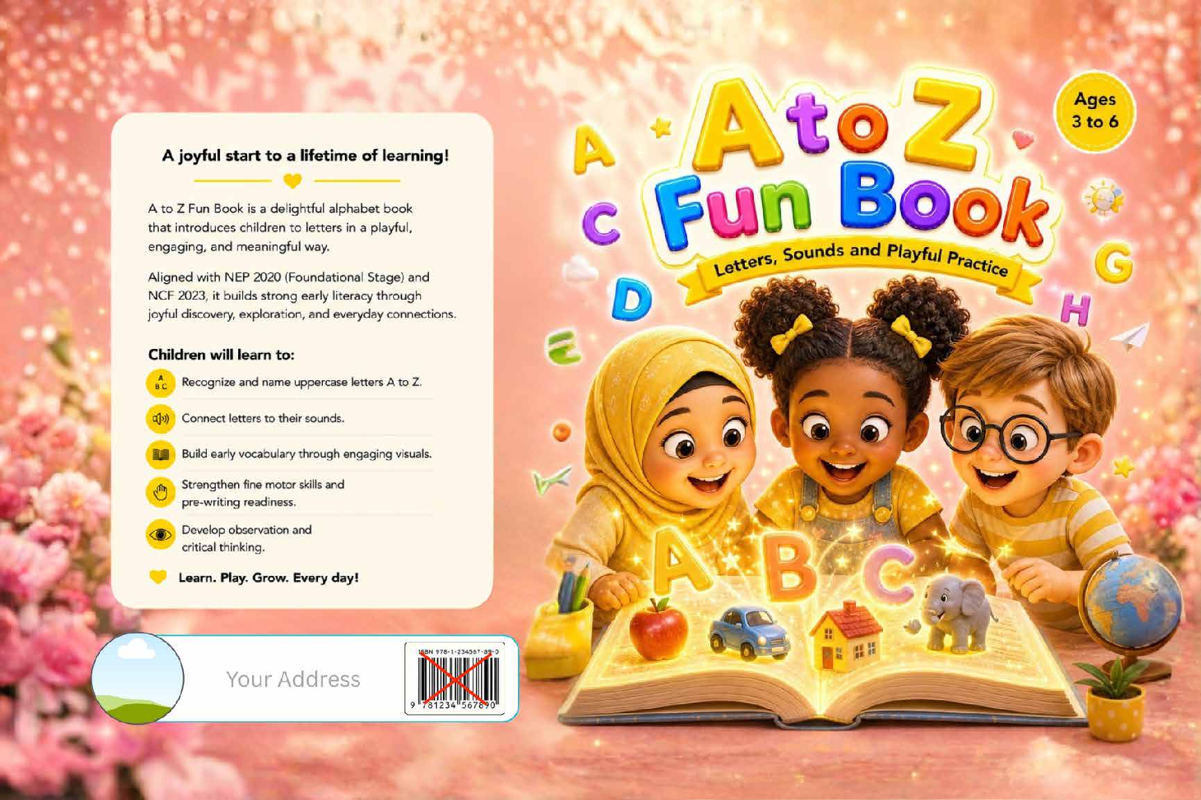 A to Z Fun Book: Letters, Sounds and Playful Practice