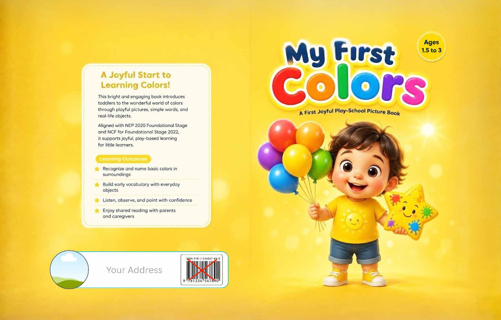 My First Colors Learning Book