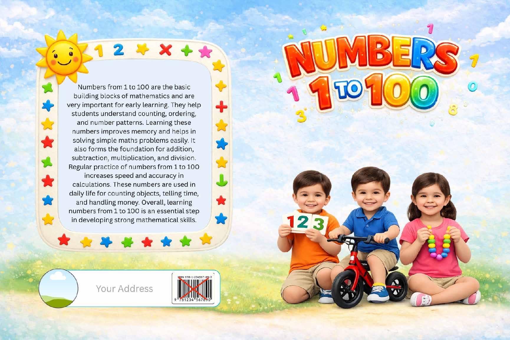 Numbers 1 to 100 Learning Book