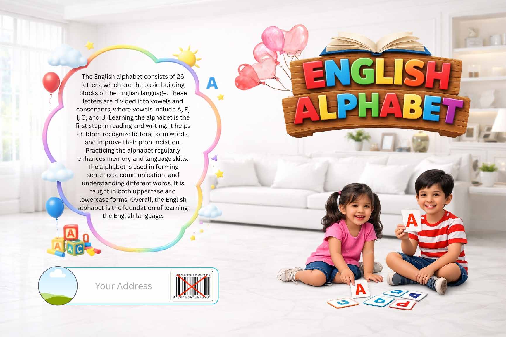 English Alphabet Learning Book