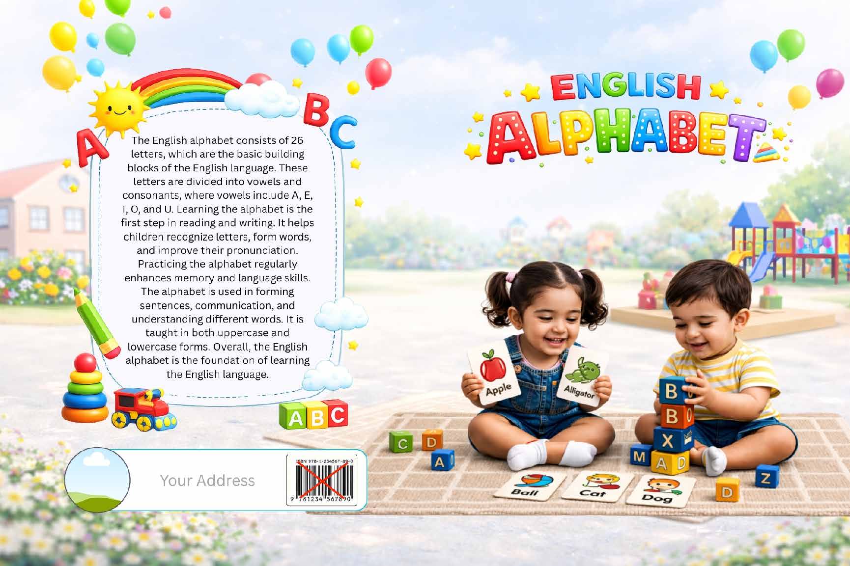English Alphabet Learning Book