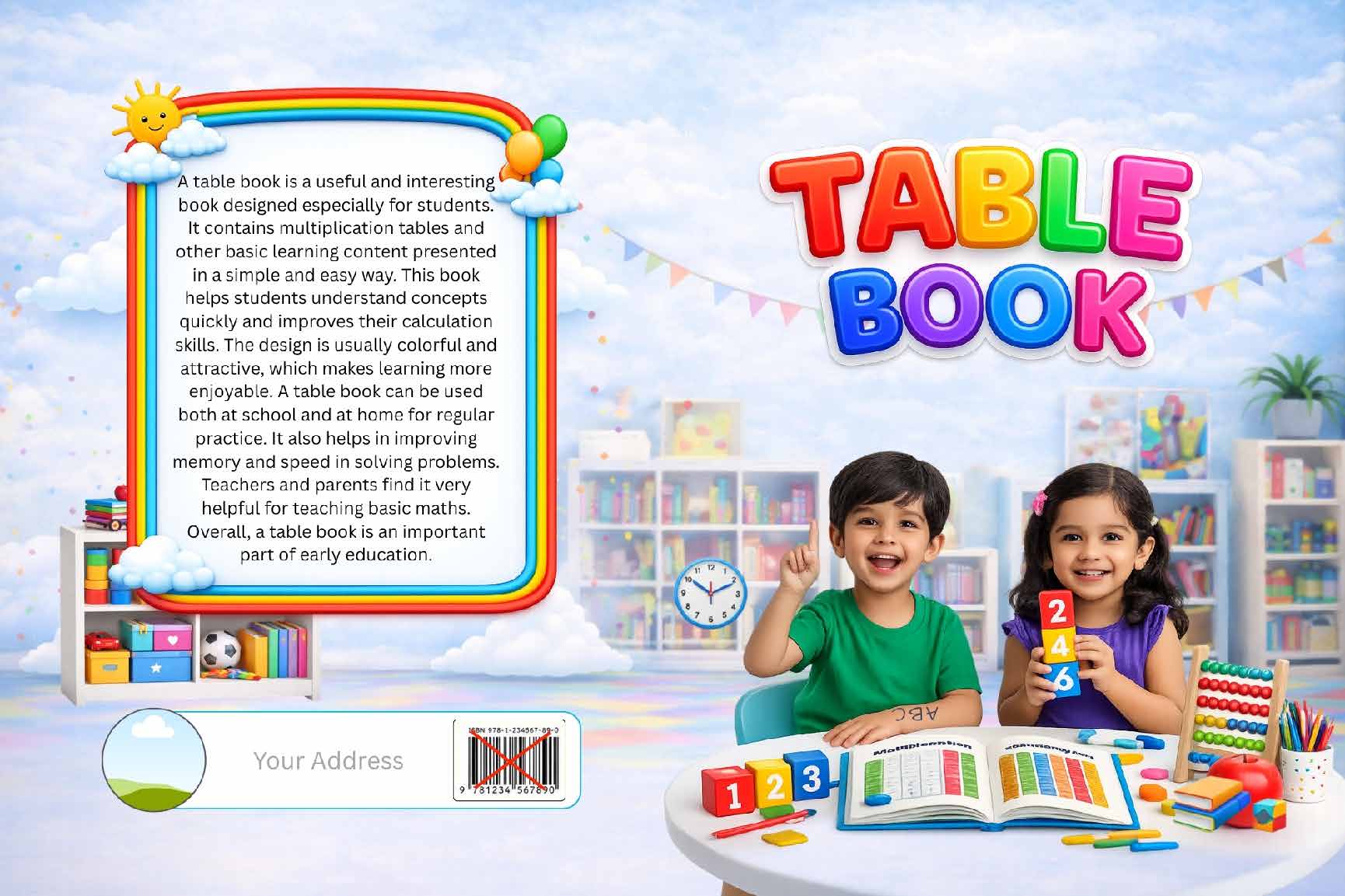 Table Book for Kids