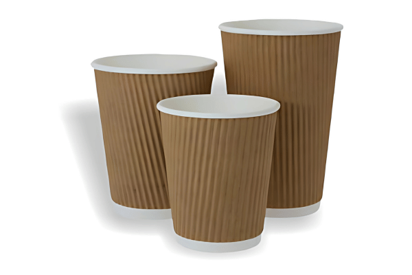 Ripple Paper Cup – Grip, Style & Heat Protection