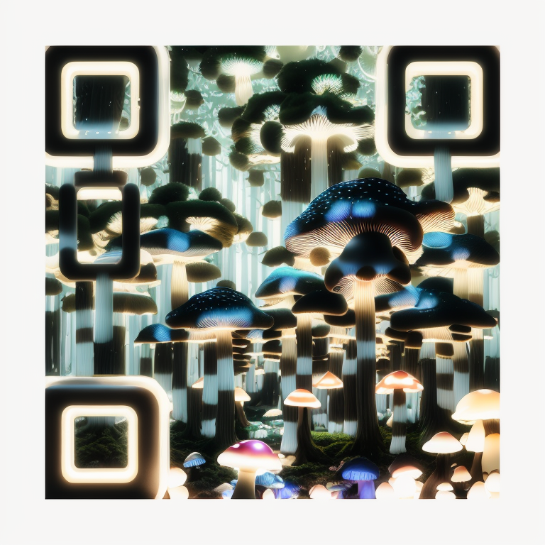 Dive into hyperrealism with our AI-generated QR code.